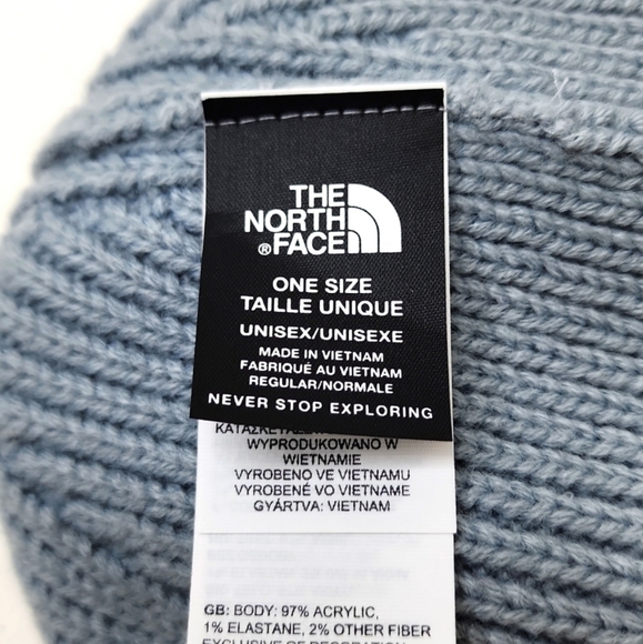 THE NORTH FACE, BEANIE HAT GREY COLOR, ONE SIZE FITS ALL, UNISEX - Picture 5 of 7